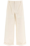 Etro Wide Leg Pants In White