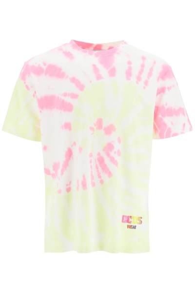 Gcds Tie-dye Print T-shirt In Multicolor
