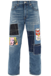 Junya Watanabe Patchwork Jeans In Blue