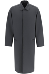 Lemaire Single-breasted Coat In Grey