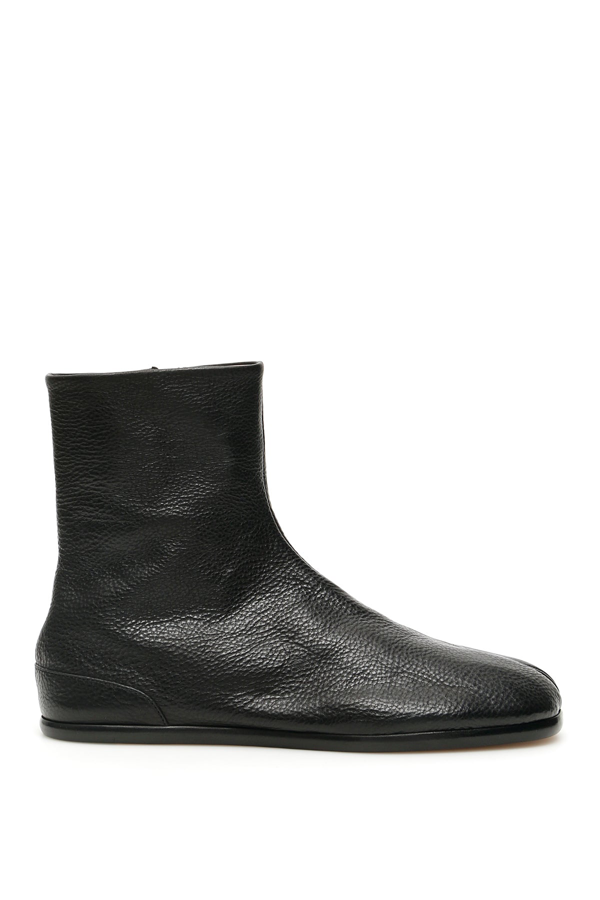 Maison Margiela Tabi 50mm suede boots - Neutrals