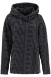 Marc Jacobs Monogram Oversized Hoodie In Brown