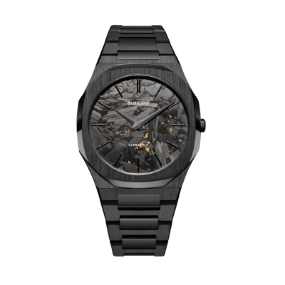 D1 Milano Watch Ultra Thin 40mm In Gun Metal