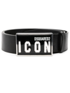 Dsquared2 Leather Belt In Black