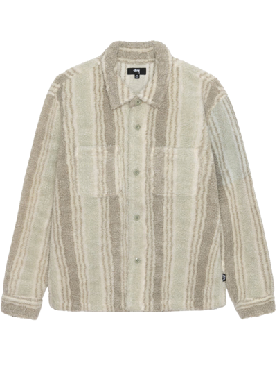 Stussy Stripe Sherpa Shirt