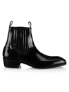 TOM FORD MEN'S PATENT LEATHER CHELSEA BOOTS