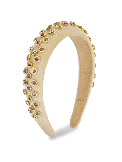 Bari Lynn Girl's Jewel Embellished Headband In Gold