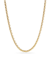 DAVID YURMAN MEN'S FLUTED CHAIN NECKLACE IN 18K YELLOW GOLD, 5MM
