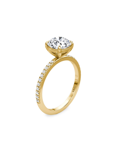 Vrai Women's  X Saks 18k Yellow Gold & 2.17 Tcw Lab-grown Diamond Solitaire Engagement Ring