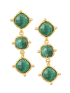 Sylvia Toledano Women's 22k-gold-plated & Malachite Drop Earrings