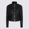 Dsquared2 Black Solid Band Collar Jacket In Black