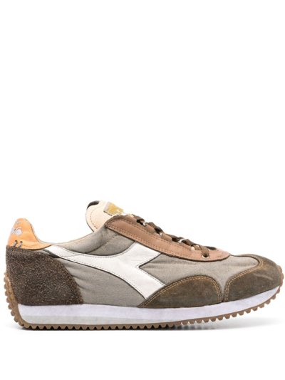 Diadora Equipe H Dirt Suede Trainers In Brown