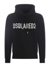 DSQUARED2 HOODED SWEATSHIRT DSQUARED2 IN COTTON