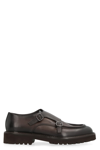 DOUCAL'S LEATHER MONK-STRAP