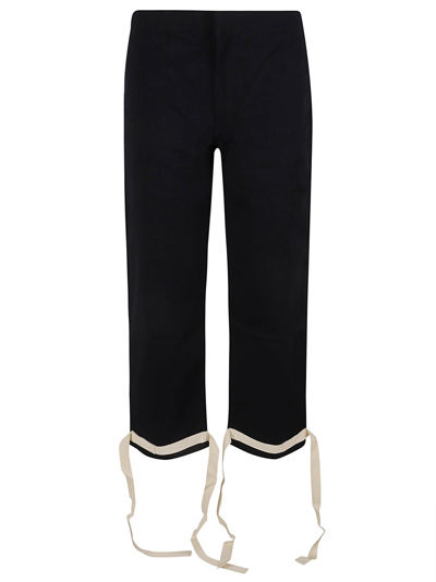 Jil Sander Denim Classic Trousers In Navy