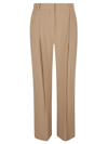 LORO PIANA STRAIGHT CONCEALED TROUSERS