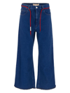 Marni Flared Trousers In Denim