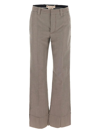 MARNI PIED-DE-POULE WOOL TROUSERS