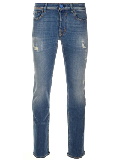 Jacob Cohen Nick Slim Fit Jeans In Blue