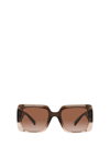 Versace Ve4405 Transparent Brown Gradient Sunglasses In Transparent Brown Gradient