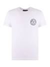 Versace Jeans Couture Man T-shirt White Size M Cotton In White