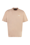 Represent Logo-print Cotton T-shirt In Brown