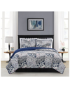 Cannon Quilt Set In Blue