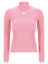 Courrèges Ribbed-knit Turtleneck Sweater