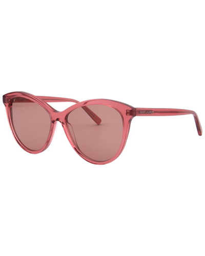 Saint Laurent Women's Sl456 57mm Sunglasses In Pink