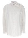ALEXANDER MCQUEEN DRAPED DETAIL SHIRT SHIRT, BLOUSE
