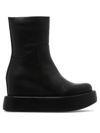 Paloma Barceló Woman Ankle Boots Charcoal Size 6 Soft Leather In Black