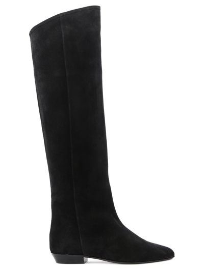 Isabel Marant Skarlet Boots In Faded Black