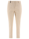 PESERICO PESERICO CIGARETTE CROPPED TROUSERS