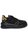 VERSACE VERSACE MAN VERSACE 'ODISSEA' trainers IN CALF LEATHER AND BLACK FABRIC