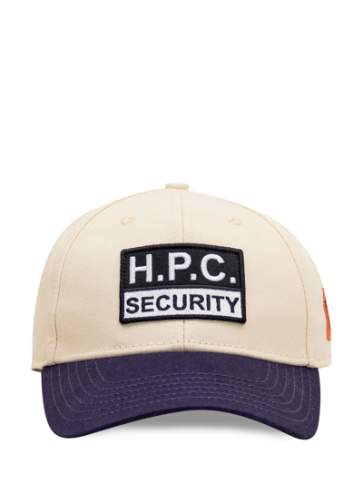 Heron Preston Hpc Security Cotton Baseball Cap In White