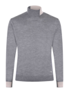 Manuel Ritz Turtleneck In Grigio Melange