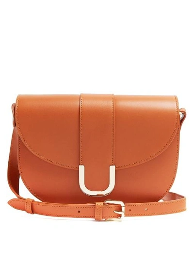 Apc Soho Leather Cross-body Bag In Tan