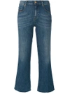 DIESEL CROPPED FLARED JEANS,00SWTQ0684K12168393
