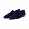 DONHALL & BELL Ascot Slipper - Navy Pony