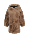 Moose Knuckles State Bunny Coat In Woodsmoke