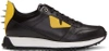 FENDI Black & Yellow 'Bag Bugs' Sneakers