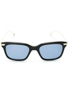 THOM BROWNE square frame sunglasses,TB701DTNVYGLD49