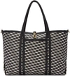 PIERRE HARDY Tricolor Perspective Cube Tote