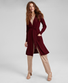 Charter Club Plus Size Hooded 100% Cashmere Cardigan, Created For Macy's In Crantini