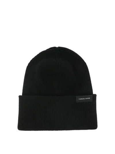 Canada Goose Arctic Toque - Wool Cap In Black