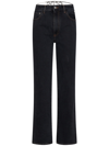 Gcds Jeans In Denim In Black