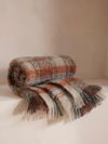Soho Home Harlyn Checked Mohair-blend Throw