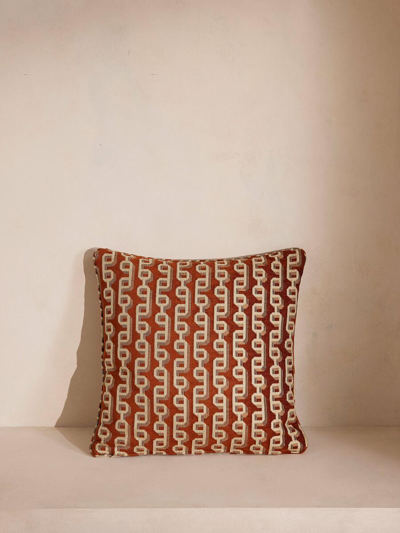Soho Home Odette Square Cushion In Brown