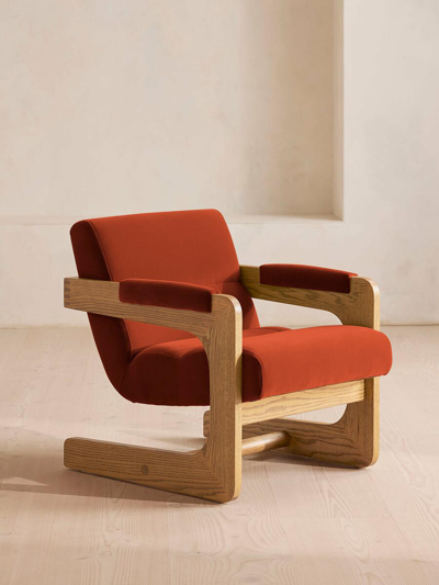 Soho Home Lara Armchair In Red