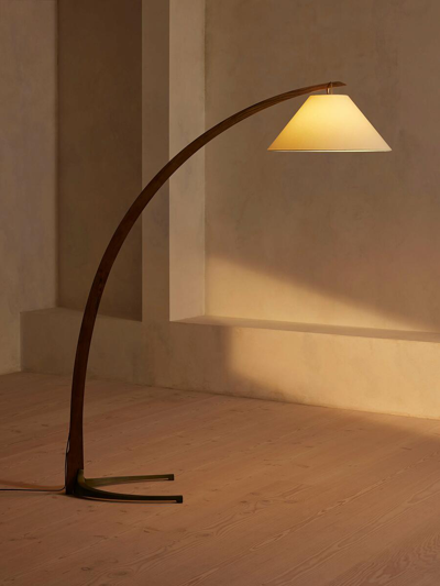 Soho Home Amara Arc Floor Lamp In Brown